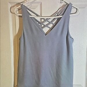 Women's Blue Sleeveless Top